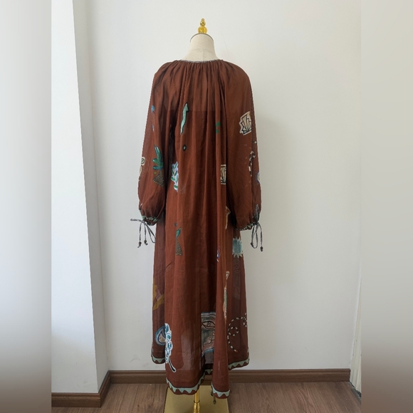 Alemais x LRNCE Laurence ramie and cotton maxi dress - Picture 7 of 11